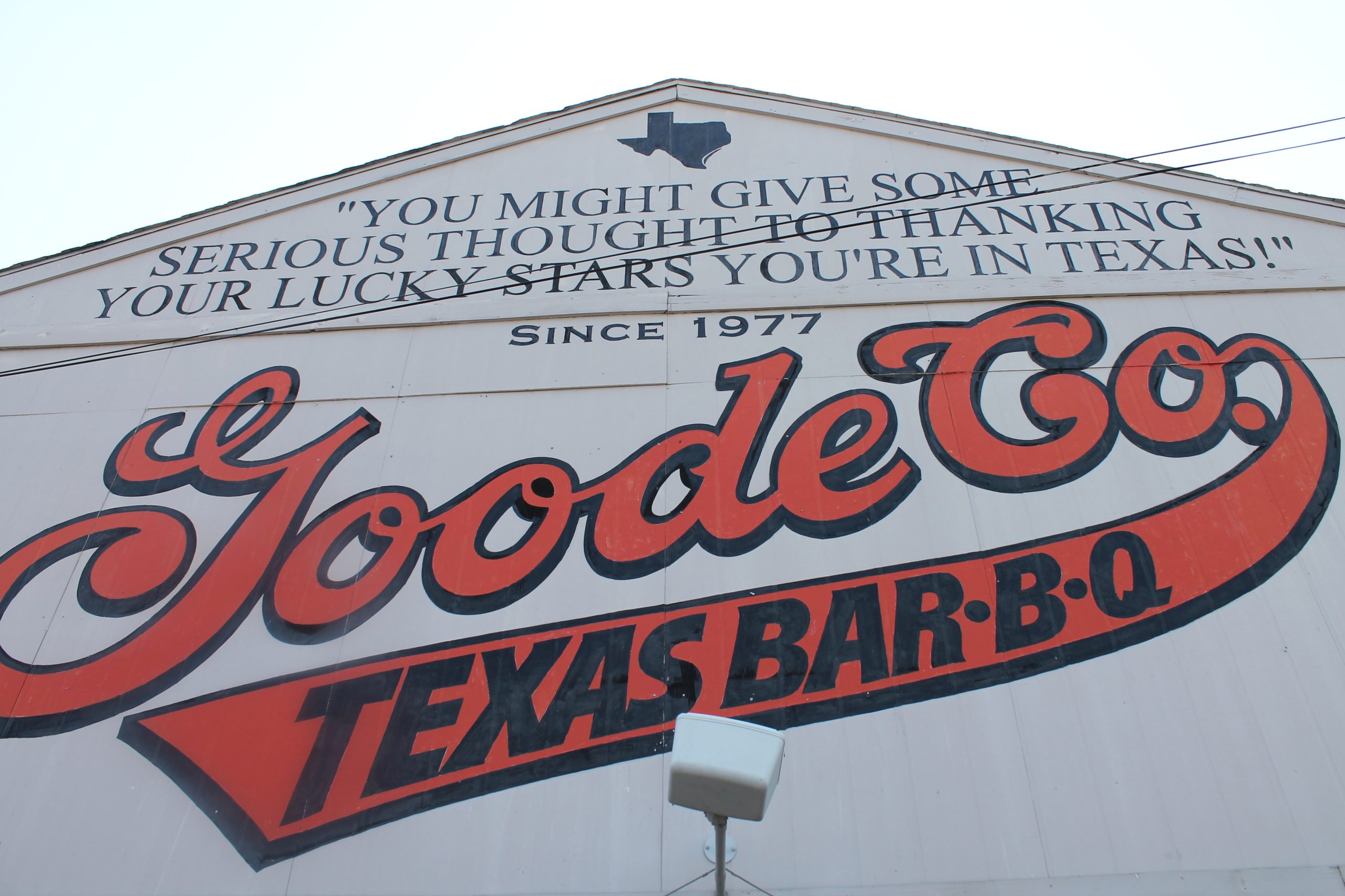 The original Goode Co. restaurant location on Kirby